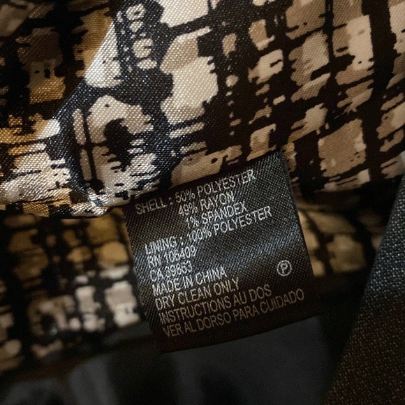 Tahari ASL Charcoal Gray Blazer size 8 - Picture 5 of 5